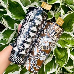 🤎2 NWT🖤Starbucks X Shadé Akanbi Artist Collab 2025 Venti Tumblers